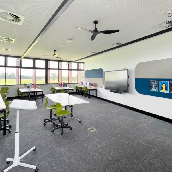 Forbo Bulletin Pinboards in Classroom of Macarthur Anglican School Sydney.