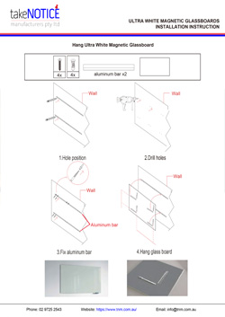 glassboard installation and sizes