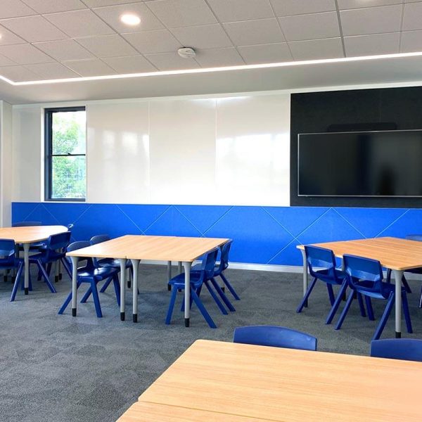 whiteboard pinboard wall lining