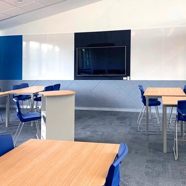 whiteboard pinboard wall lining