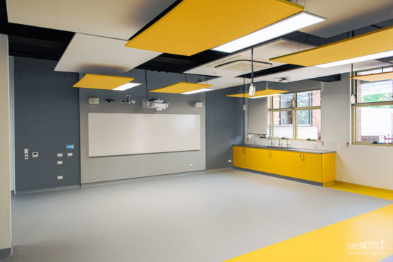 pinboard wall lining for school st ursula college kingsgrove