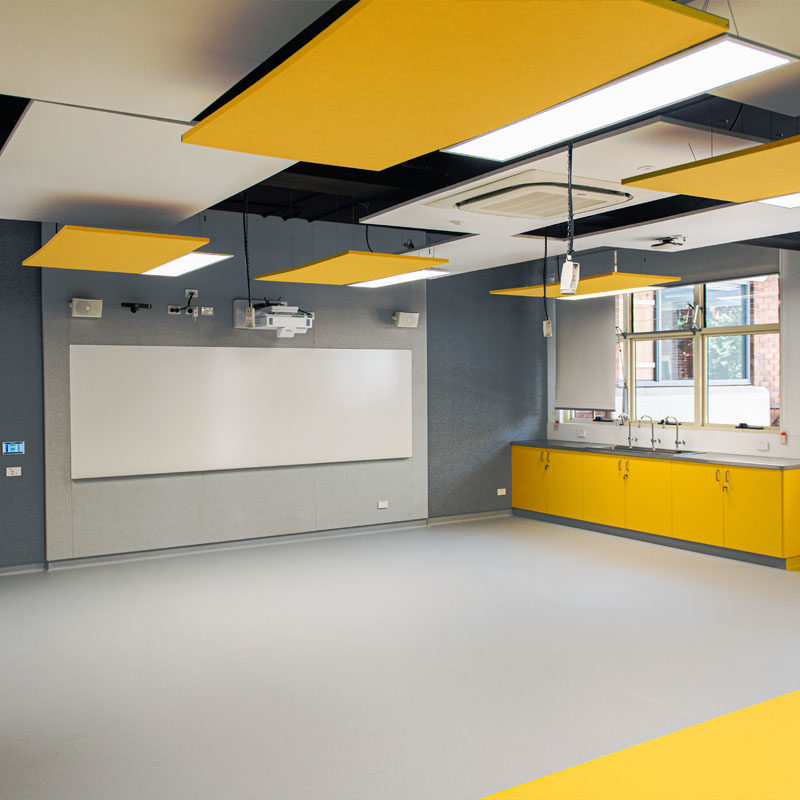 pinboard wall lining for school st ursula college kingsgrove